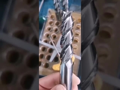 moinho de extremidade de alumínio de 3 flautas